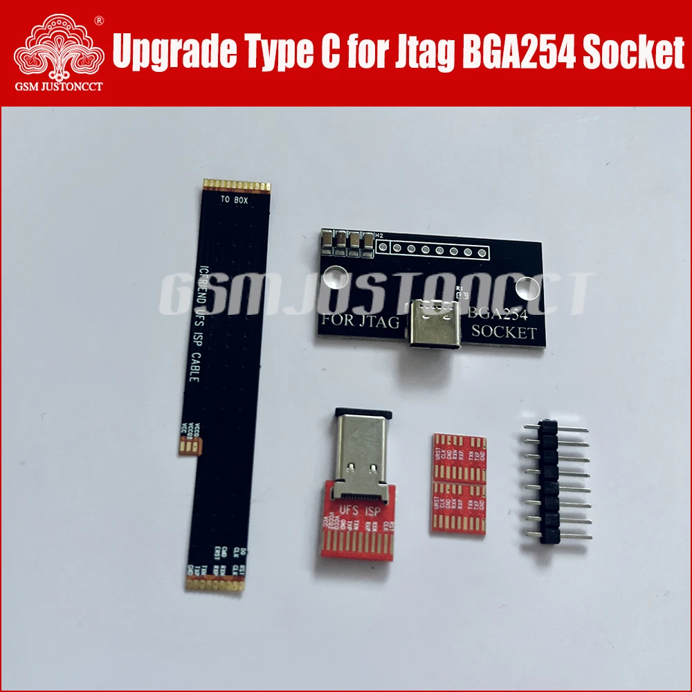 2026년형 오리지널 NEW 업그레이드 타입 C, 간편한 J-tag BGA254 소켓용