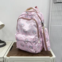 Hello Kitty Sanrio Backpack With Pencil Bag Cinnamoroll Kuromi Anime Large Capacity Schoolbag Kids Girl Travel Commute Knapsack 3