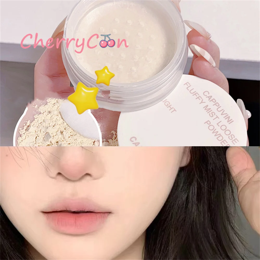 Banana Powder Smooth Loose Oil Control Face Powder Makeup Concealer Highlighter Mineral Makeup Loose powder brush