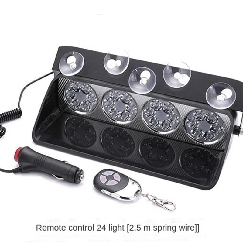 

Car Wireless remote control suction cup flash light super bright Led special high beam dog shovel flash clear the way light 12v