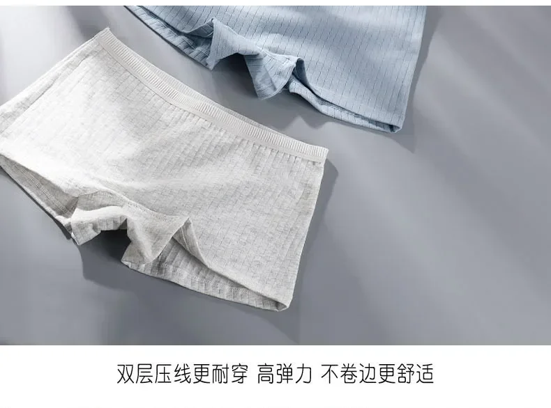 Damen-Boxershorts aus Baumwolle, Sicherheitshosen für Frauen, Nahtlose Unterhosen, Einfarbige Bequeme Boyshorts, Sexy Dessous, Damenunterwäsche – Detail 12
