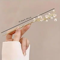 Elegant Chinese Style Hair Clip Tassel Hair Stick Traditional Floral Design Hairstyle Accessory Women Jewelry Hairpin Hairneedle 6