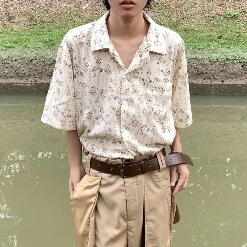 Рубашка в стиле ретро для мужчин и женщин