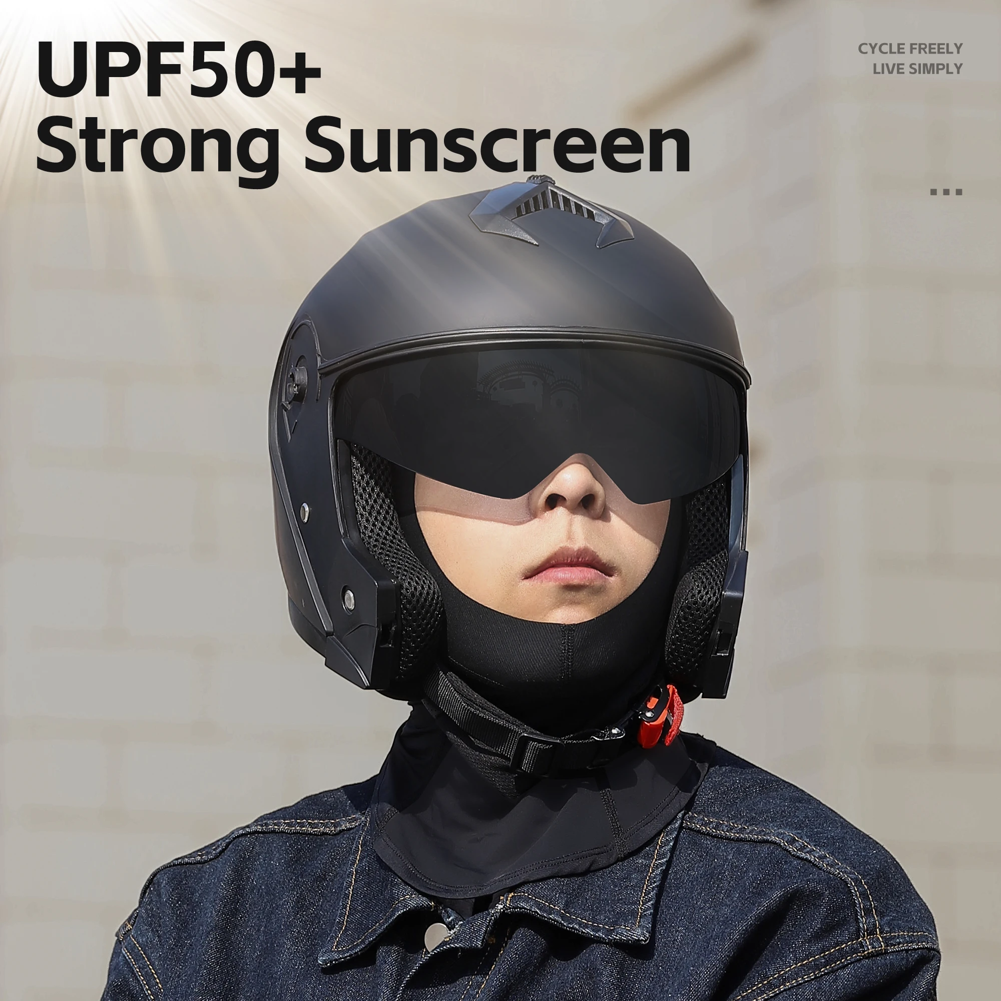 WEST BIKING Spring Summer Cycling Caps Unisex Bicycle Balaclava Anti-Slip Widen Seam Edge UPF50+ Hat UV-Protection Sport Gear 3