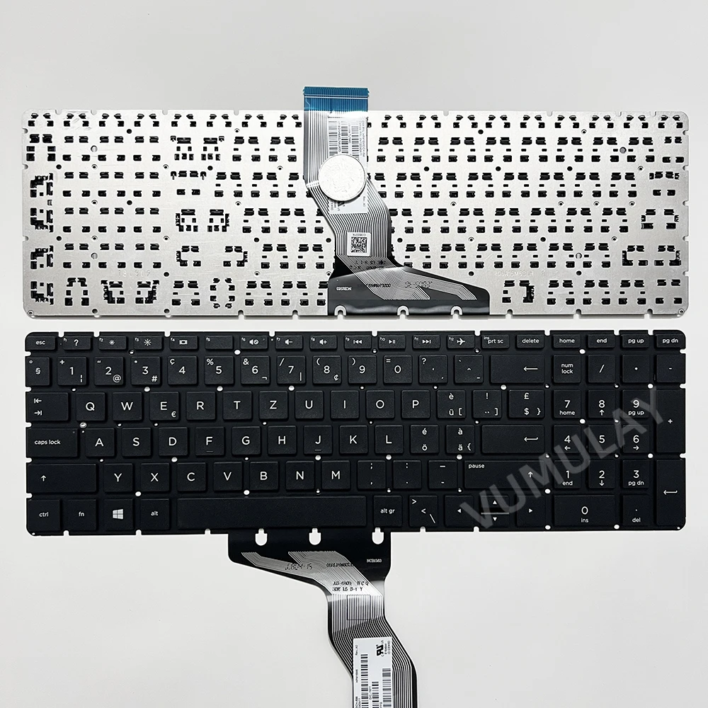 Русская клавиатура для HP 15-BS 15-BS197NZ 15-BS015DX 250 255 256 G6 15-BW 15S-FQ 15S-DY 17-BS 15-DY 15-BP 15-AK 15-AR 7J1840 Swiss
