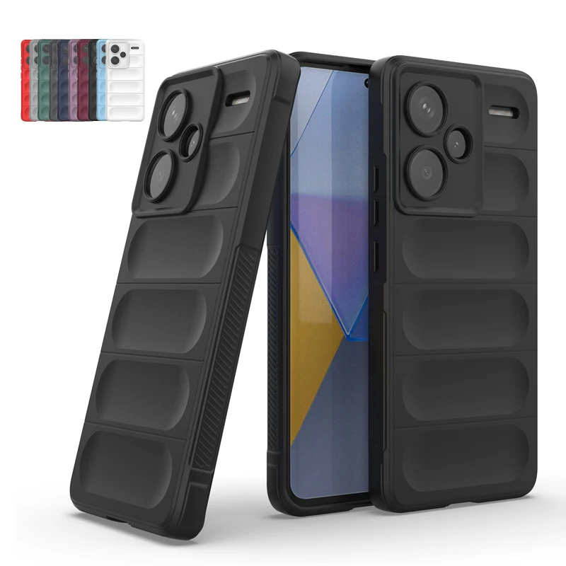 

For Xiaomi Redmi Note 13 5G Case Cover Redmi Note 13 Capas Shockproof Colour Armor Bumper Soft TPU Fundas Redmi Note 13 Pro Plus
