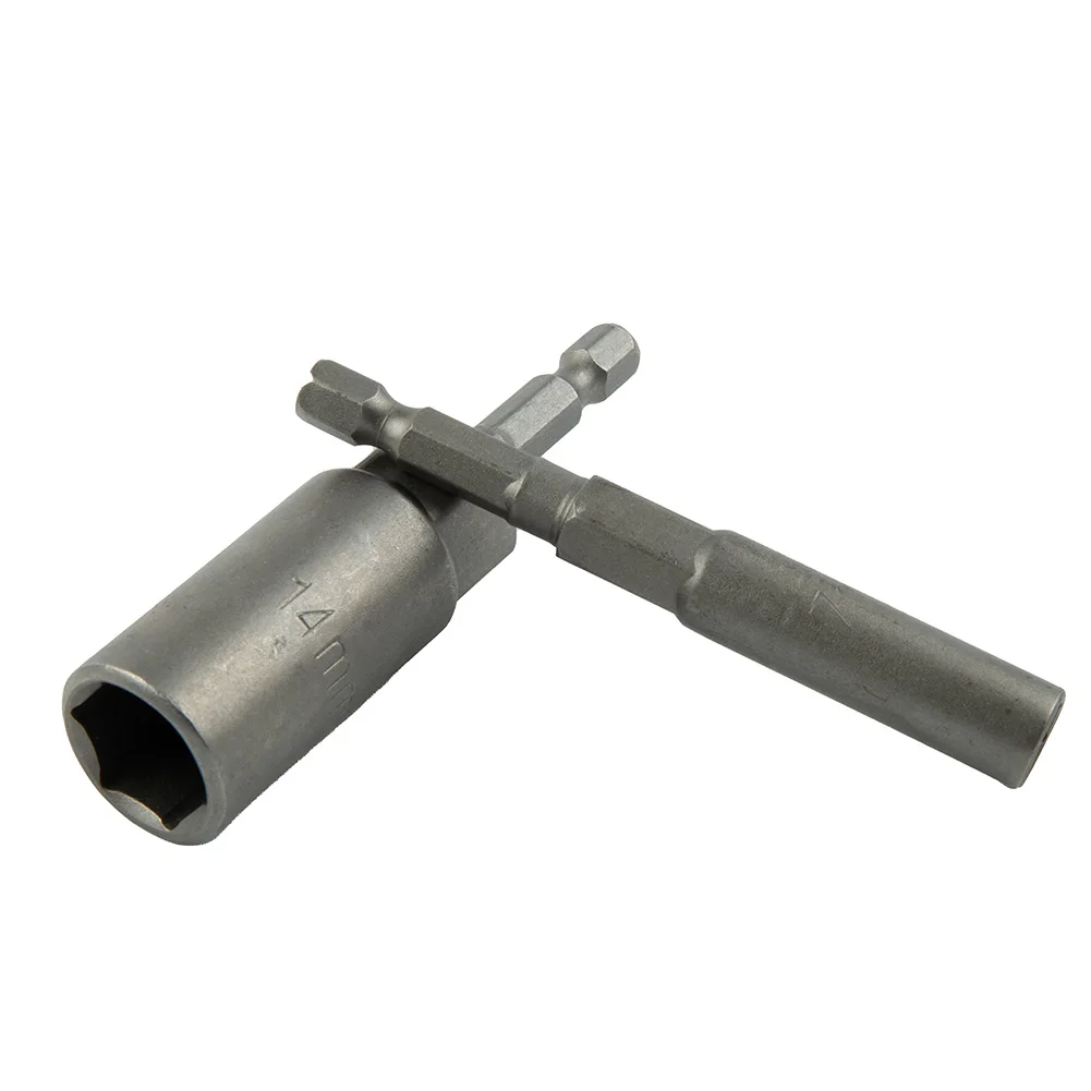 1pc 80mm Länge Hex Buchsen Hülse Düsen Mutter Fahrer Schraubendreher Schlag Mutter Bolzen Bohrer Bits Steckschlüssel 5,5-19mm – Detail 6