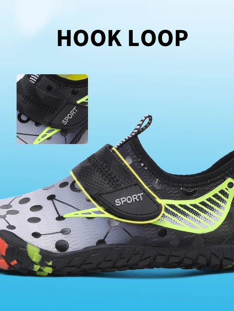 Scarpe Acqua Bambini - Antiscivolo, Asciugatura Rapida, Con Velcro - Foto 9