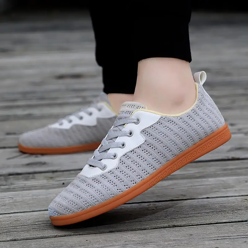 Summer Adult Wushu Shoes Mesh Breathable Shoes Men Women Chinese Traditional Old Beijing Taiji Kung Fu Team Performance