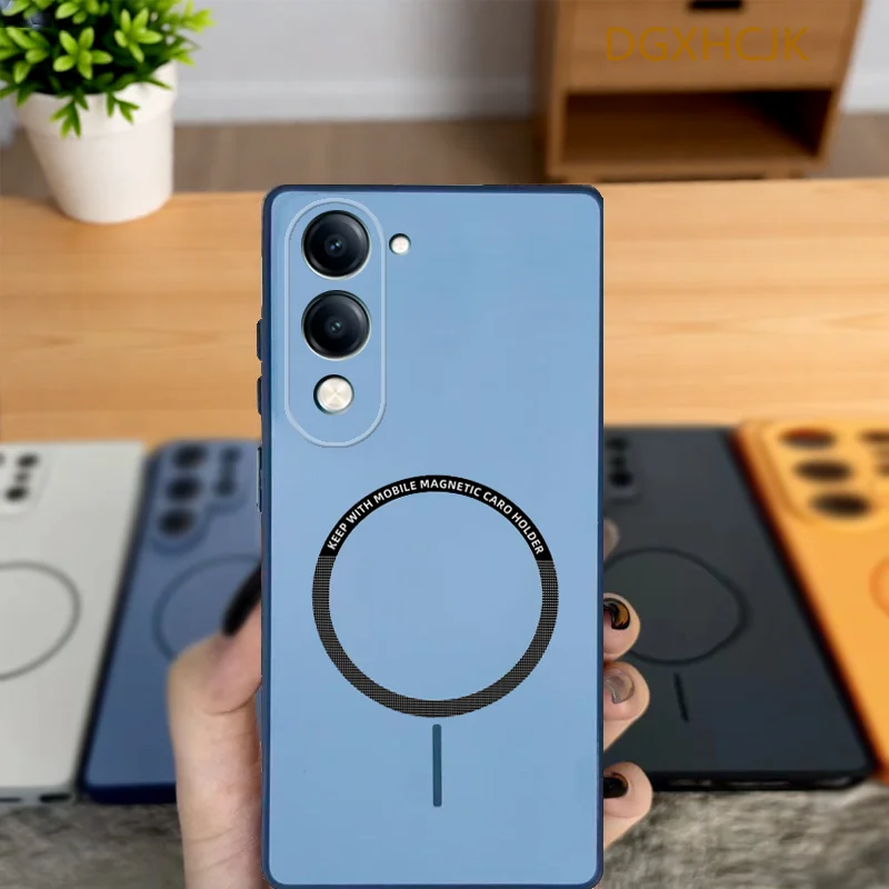 Magnetic Hard Silicone Phone Case with Enhanced Protection