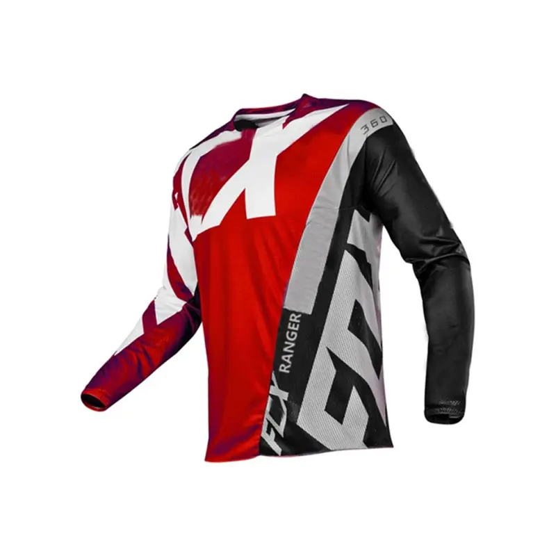 Enduro MTB Cycling Sleeve Cycling Jersey Downhill Shirt Camiseta Motocross T-shirt Mx Mountain Bike Clothing FCX Mtb Jersey 3