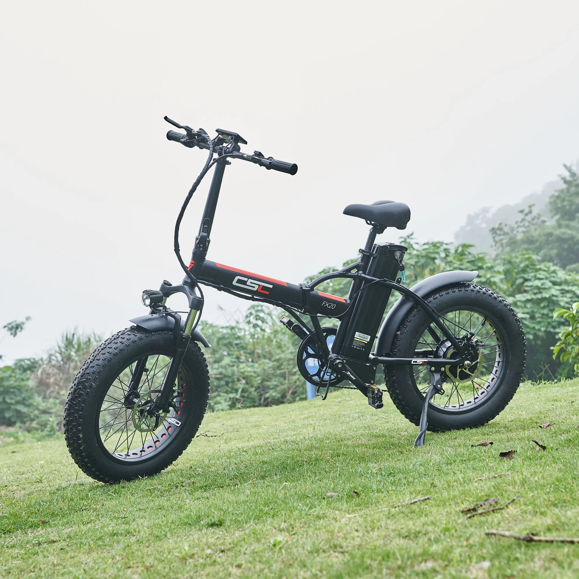 Csc Fat Tire 20" 4.0 3.0 48v 500w Electric Bicycle Snow Mountain