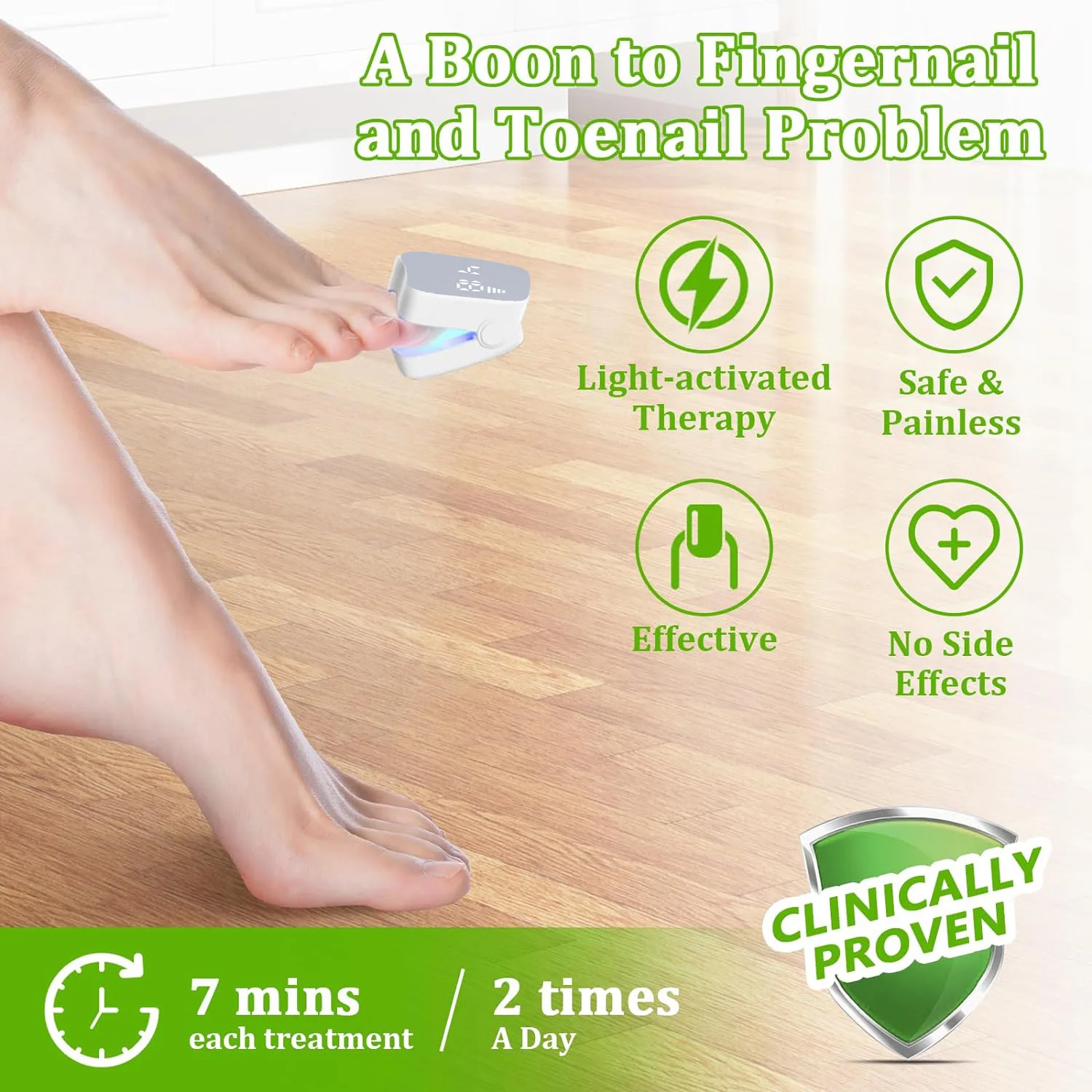 Laser Treatment Nail Problem Solving Nail Laser Repair Fast Nail Fungus Onychomycosis Fungus Nail Laser Device Cleaning Laser Device Remove Cure Ingrown Tool