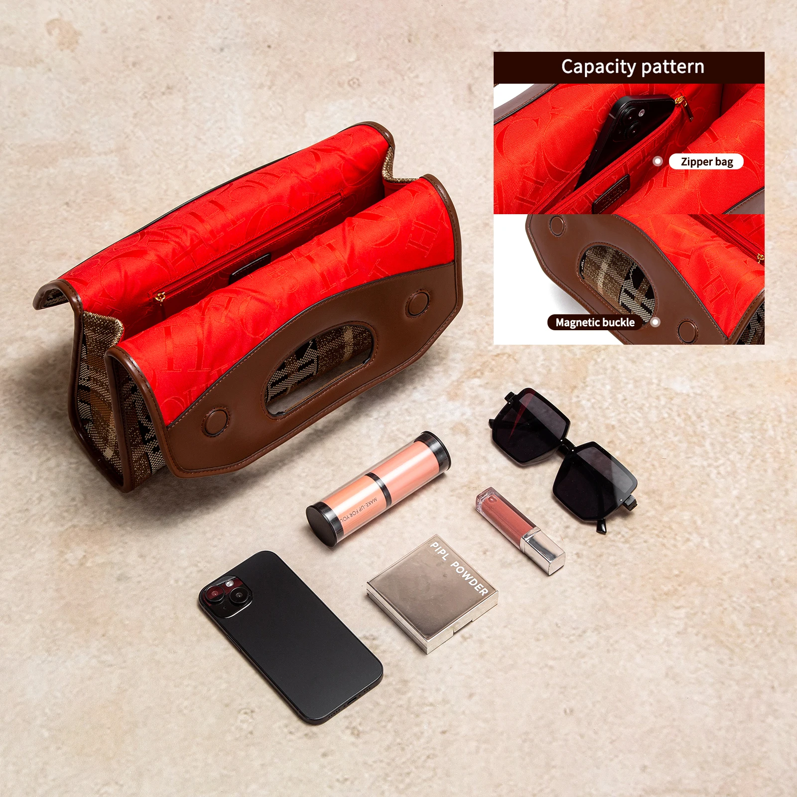 حقيبة يد نسائية من CHCH بسيطة جديدة كلاسيكية باللو...