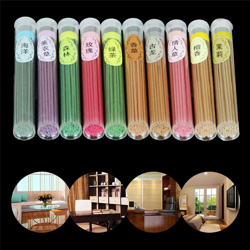 50 Sticks Incense Thread Incense for Burner Fragrance Spices Home Bedroom Office