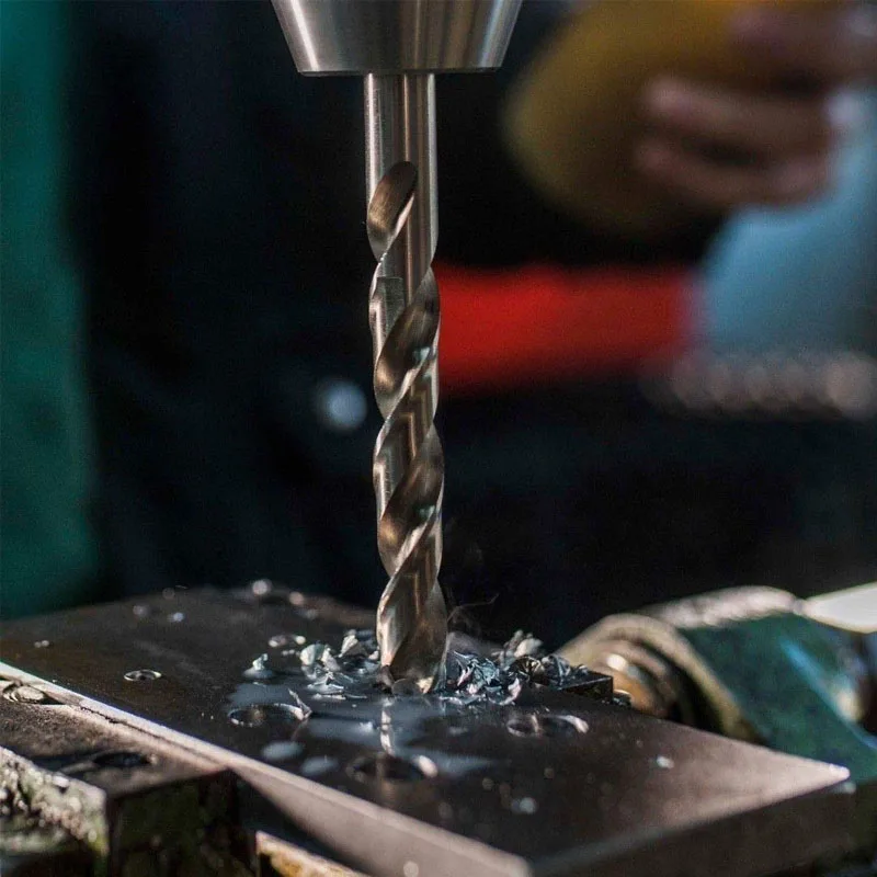 Cobalt 5% M35 HSS-Co Twist Drill Bit for Durable Metal, Wood, and Cast Iron Drilling