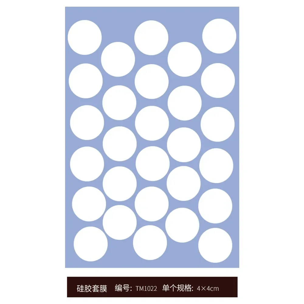 수제 몰드 서클 세트, 홈 사이즈 실리콘 두께 2mm 및 사각형, DIY 케이크 1 개, 3x3cm 조각 초콜릿 4x4cm, 4.5x4.5cm