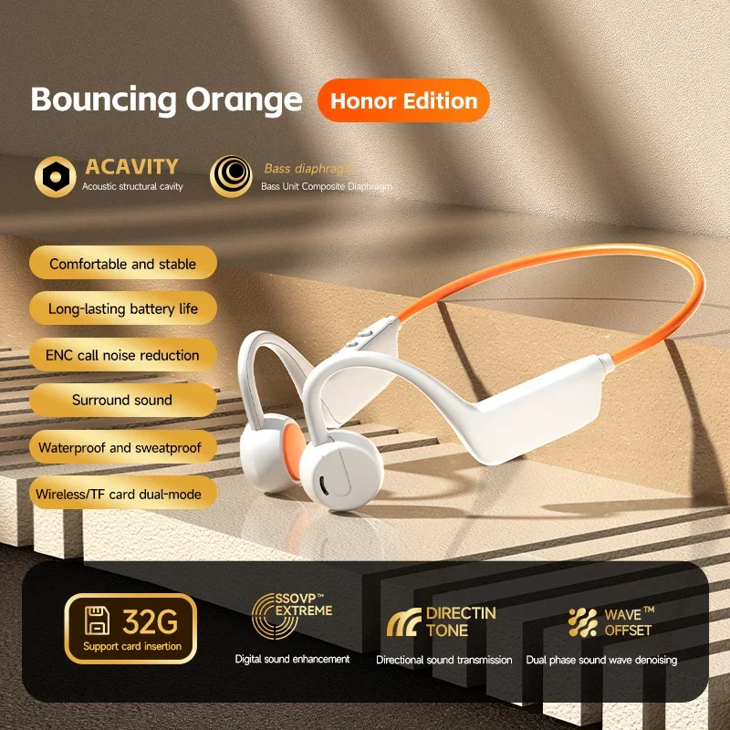 ตัวเลือกสินค้า หูฟังกันน้ำ IPX8 บลูทูธ 5.4 สำหรับกีฬา