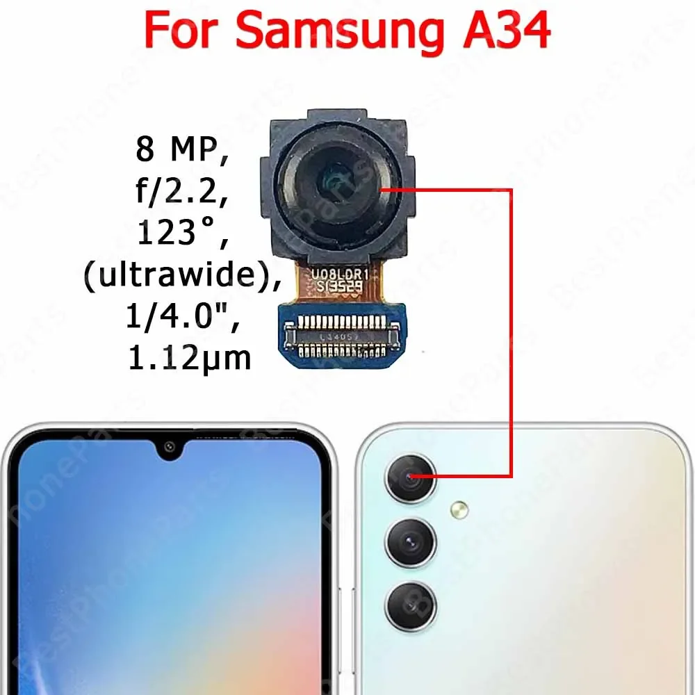 Premium Rear Camera Module Replacement with Flex Cable for Samsung Galaxy Smartphones
