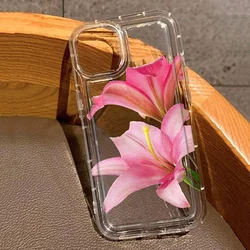 Cherry Blossom Clear Shockproof Soft Phone Case - Stylish & Protective Cover for iPhone 7 8 SE2 (1)