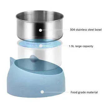 Heat Pet Bowl Food Winter Heated Feed Cage Bowl Constant Temperature Heating Thermostat Dog Basin Cat Electric Bowl 3
