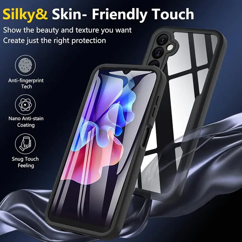 360&deg; Full Cover Case For Samsung Galaxy S25 S24 A56 A55 A34 A54 A35 A25 A15 A53 A33 A13 A14 A52 Shockproof Screen Protector Case