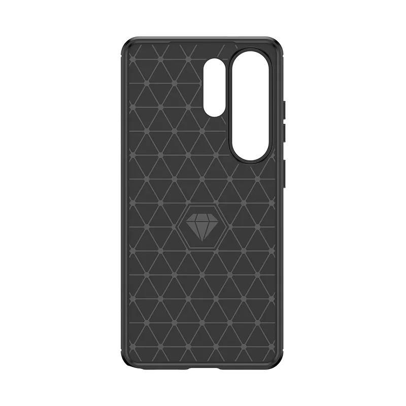 Soft Silicone Carbon Fiber Pattern Shockproof Phone Case