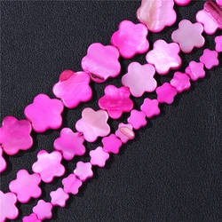 Vibrant Multicolor Heart Shell Beads - Natural Freshwater Mother of Pearl - 12mm (NO.32 flower)