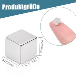 Compact Rare Earth Magnets for Home, Office, and Craft Use (7x7x7mm - 50PCS)