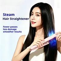 Lisseur pour cheveux pour femmes avec fonction hydratante à la vapeur froide pour un lissage de qualité salon et une protection des cheveux 2