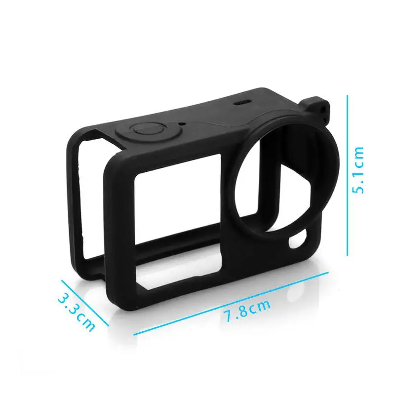 Silicone Protective Case for Action Camera Lens Cap - Drop Proof Design