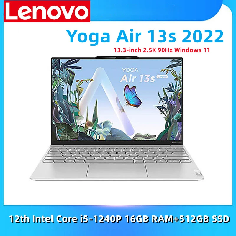 Samengroeiing interview Verslaafd Lenovo Yoga Air 13s Carbon 2022 New 13.3-inch Laptop 12th Intel Core I5-1240p  Windows 11 16gb Ram 512gb Ssd Ultraslim Notebook - Laptops - AliExpress