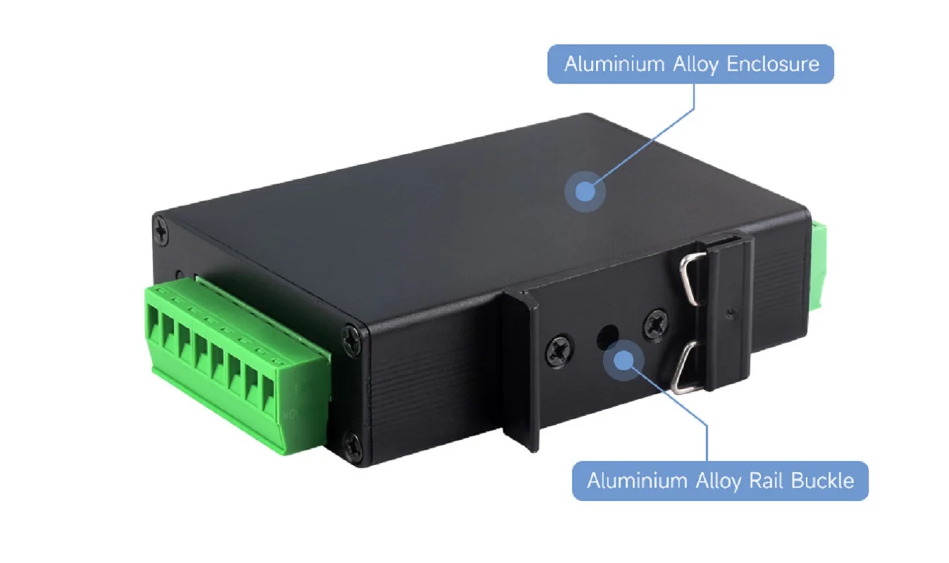 Módulo Serial Isolado Industrial Canais Rs485 para Servidor Ethernet Rj45 ch Canais Rs485 Operação Independente - Imagem 2