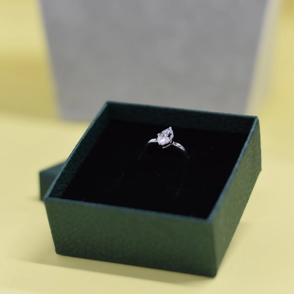 Gourch 1-3CT Marquise Cut Moissanite Engagement Ring for Women 925 Sterling Silver with Full Diamond Wedding Band GRA Certified 3