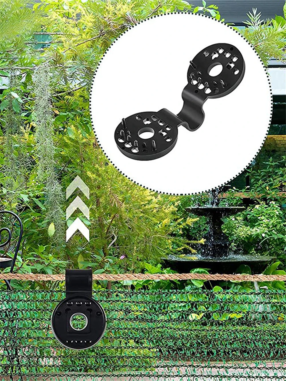 5/10/20Pcs Shade Cloth Clips Sun Shade Nets Fixing Hooks Greenhouse Plastic Clips For Awning Anti Bird Garden Netting Hooks