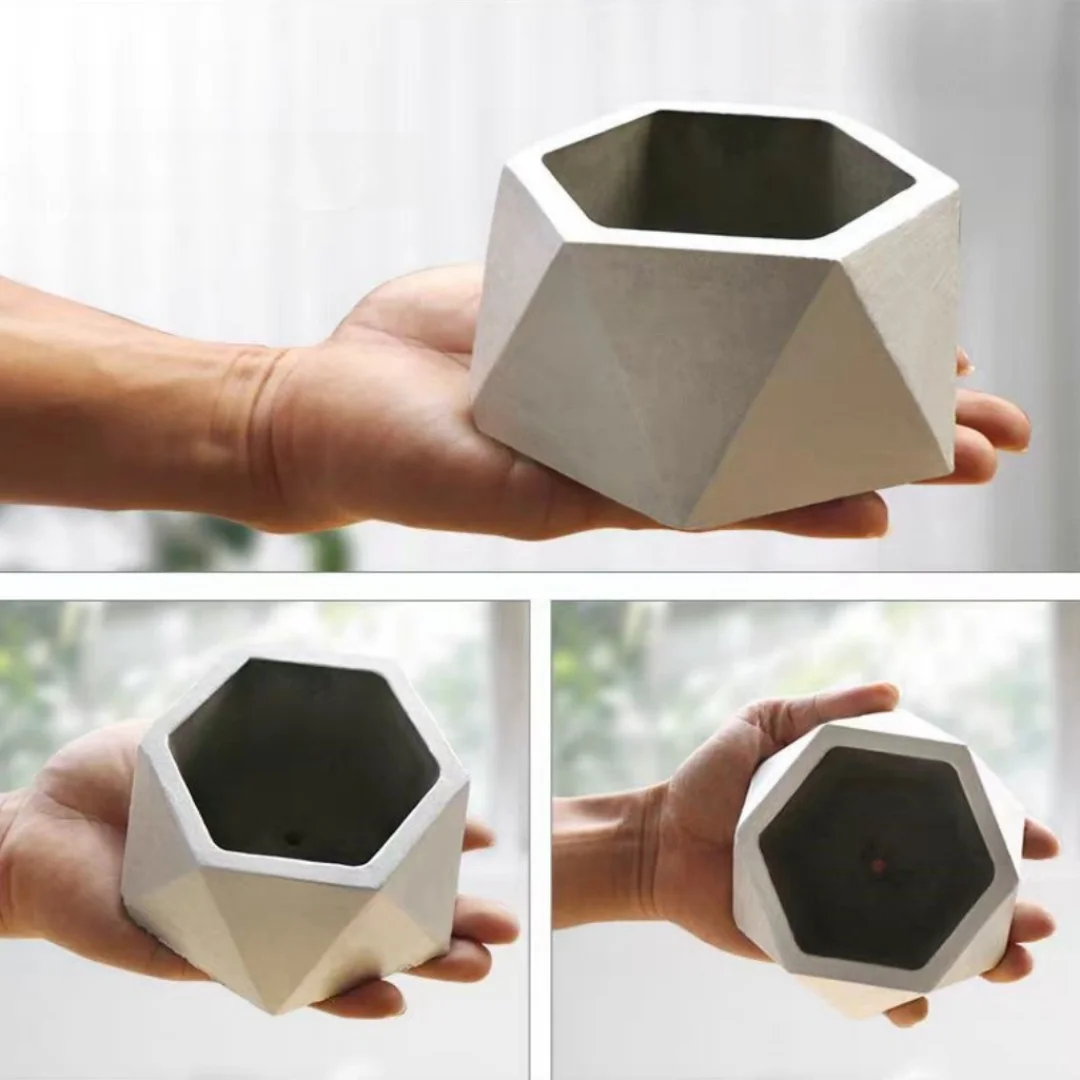 Succulent Flowerpot Mold For DIY Decoration