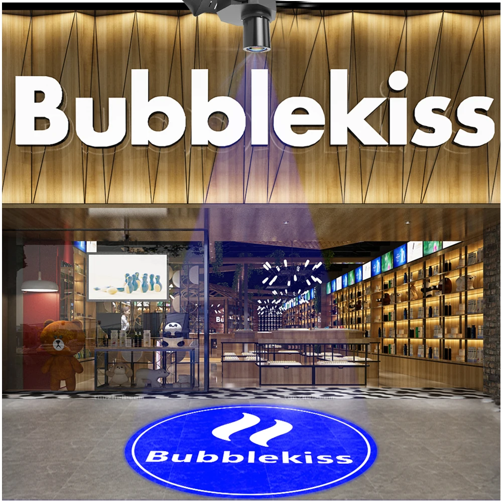 Advertising Gobo Projector Custom Logo Lights Outdoor LED Projector Ip67 Hd Rotating Customize Logo Door Light Wedding led projector