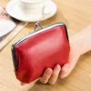 2023 New Women's Money Bag Plush/Oil Wax Leather Wallet 4-inch Buckle Mini Wallet Lipstick Storage Bag Women's Wallet 2