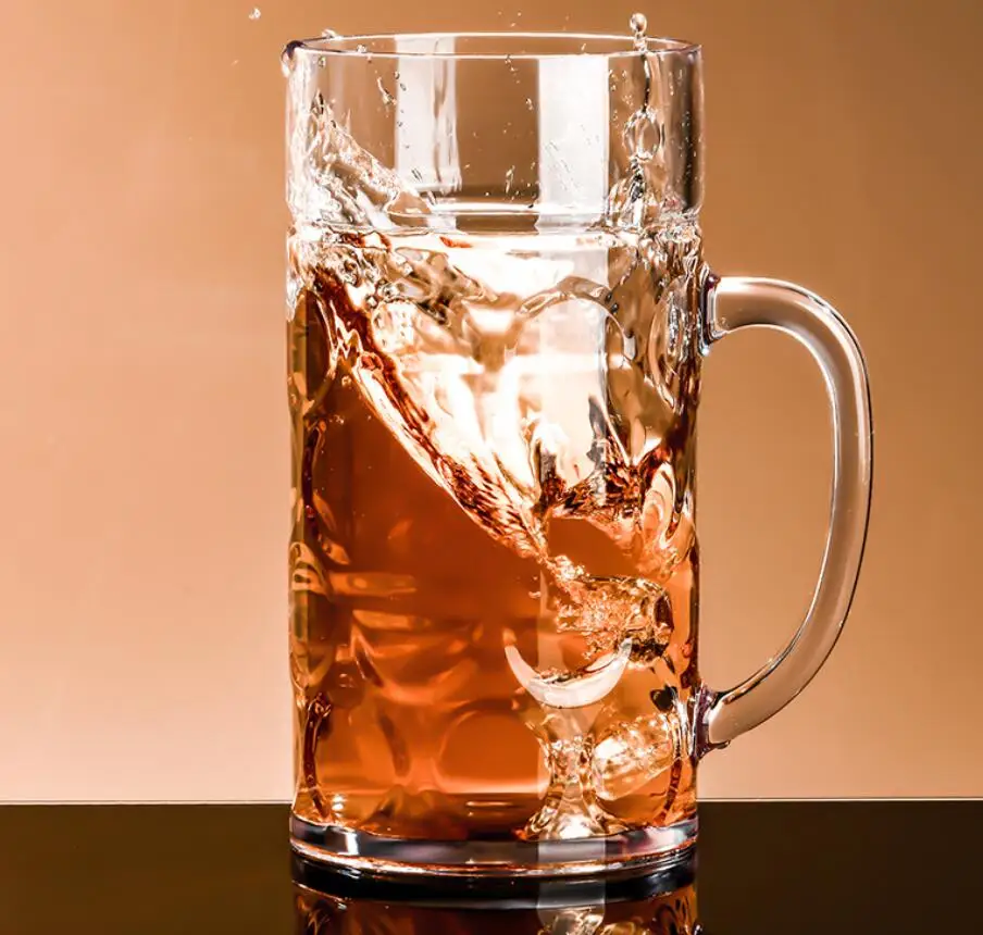 Beer Mug Made Of Glass For Bar Party Cold Drink Milk Shakes And Juices Glass 14 Beer Mug Made Of Glass For Bar Party Cold Drink Milk Shakes And Juices Glass