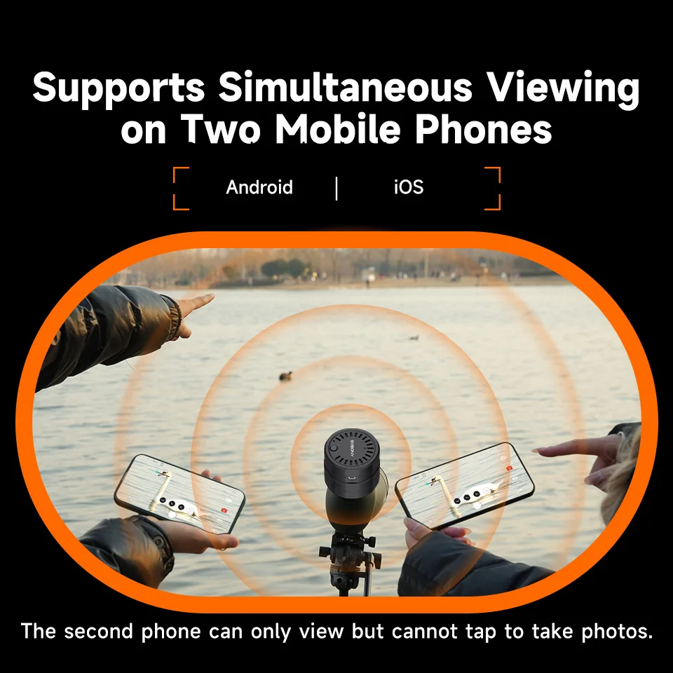 Svbony SC002 WIFI Electronic Eyepiece Camera Supports Dual Mobile Device Connection Real-time Preview for Bird Watching