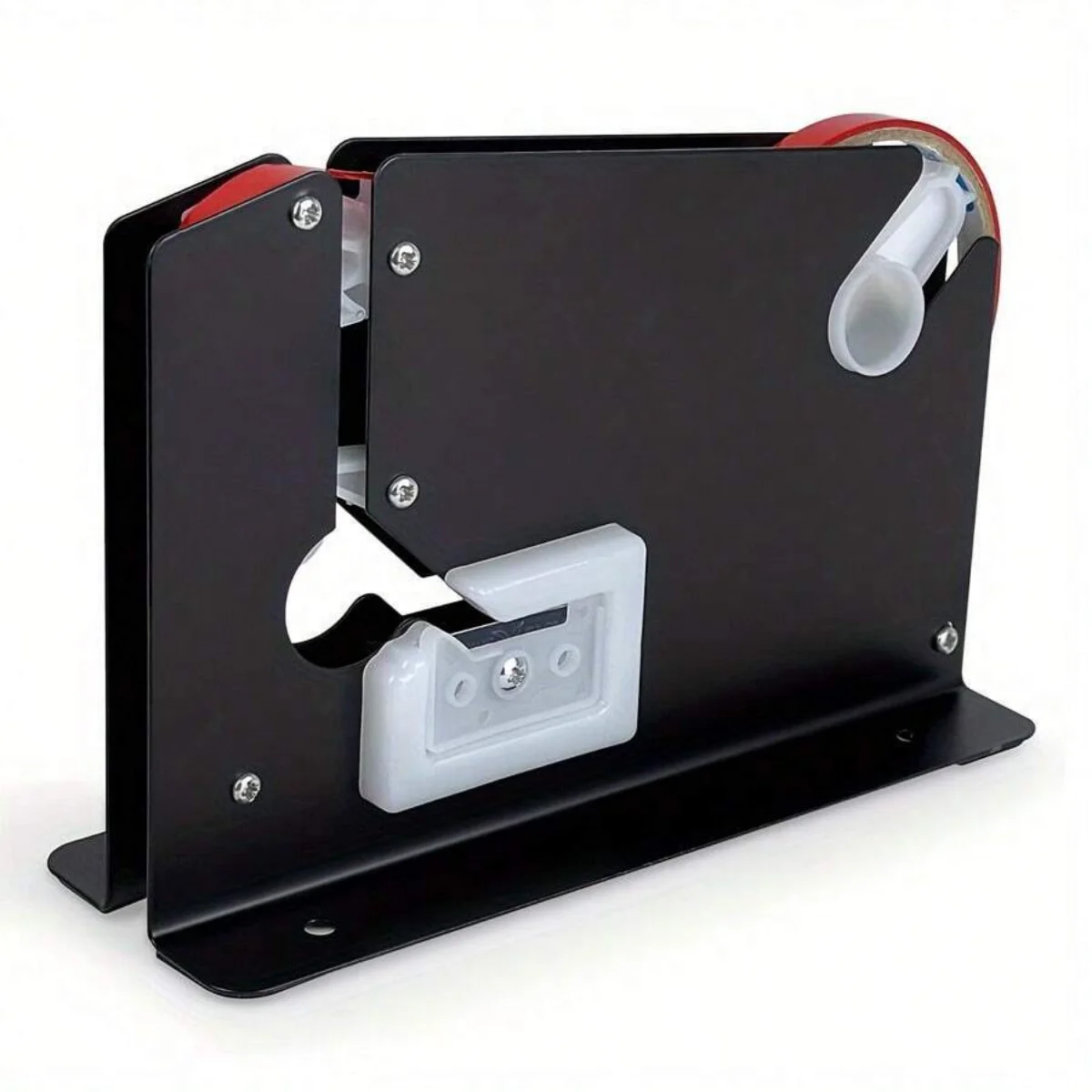 1PC black tape sealer trimmer built-in sharp blade clear plastic bag sealer, shipping tape dispenser,tape dispenser,tape cutter