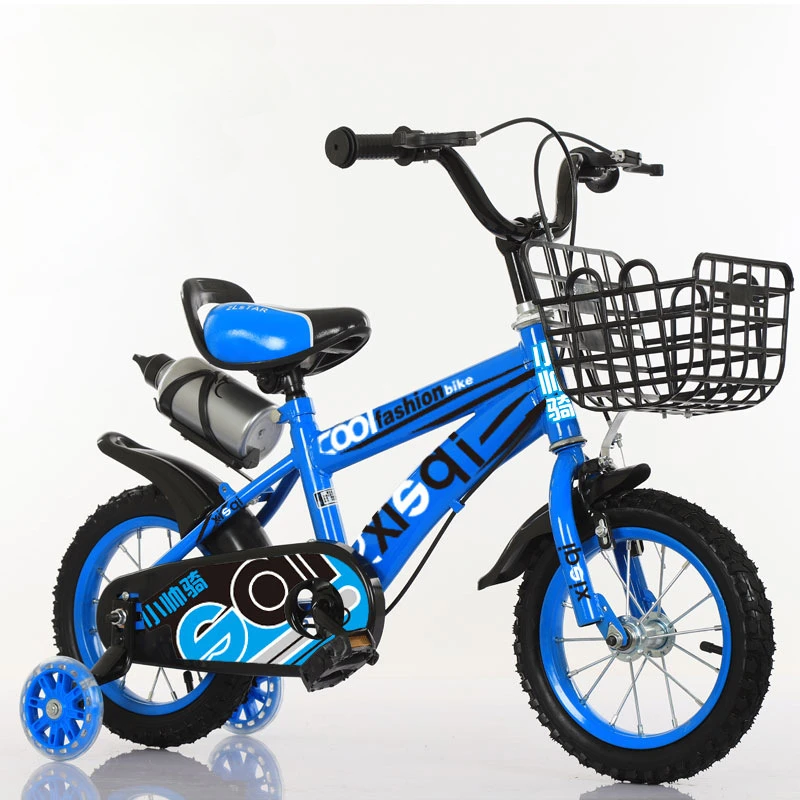 Ciclismo 12/14/16/18 Pollici Ragazzo Ragazza Bicicletta Con Cesto Ruota Ausiliaria Nuove Mountain Bike Calde Biciclette Della Scuola Elementare