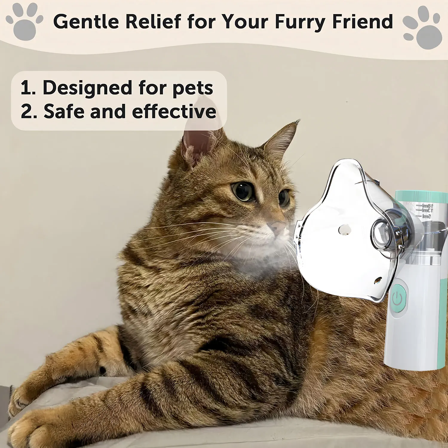 Pet Tragbare Handheld Vernebler Maschine Medizinische Zerstäuber Vernebler Inhalator für Tier Inhalator Humidificador Nebulizador – Detail 6