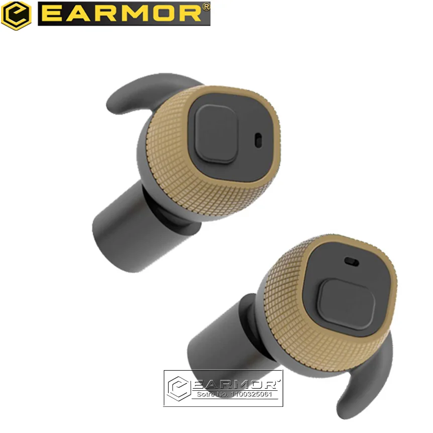 Earmor M20 Mod3 Tactical Noise Cancelling Earbuds, Shooting Headphones