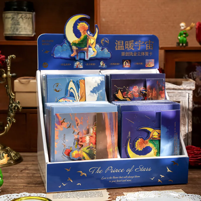 1 pop-up 3D greeting cards Warm Universe series Happy Birthday wishes message card holiday universal gift greeting cards