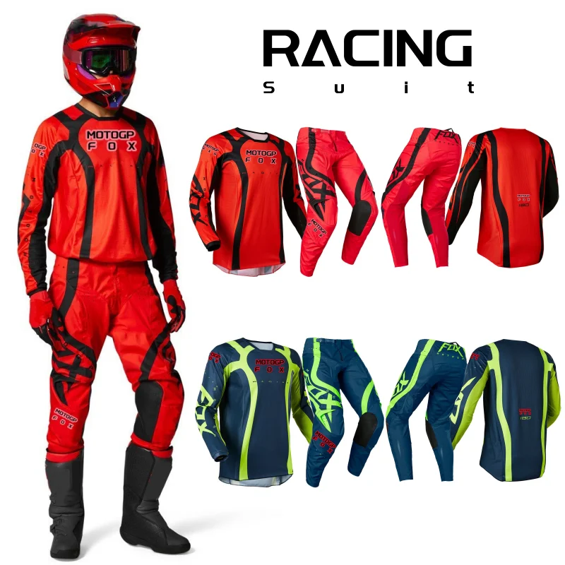 2022 New motocross jersey and pants combo kit motorcycle MX racing suit