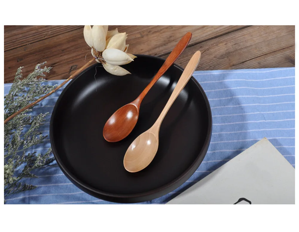 Деревянная ложка Бамбуковая кухонная утварь для приготовления пищи инструмент