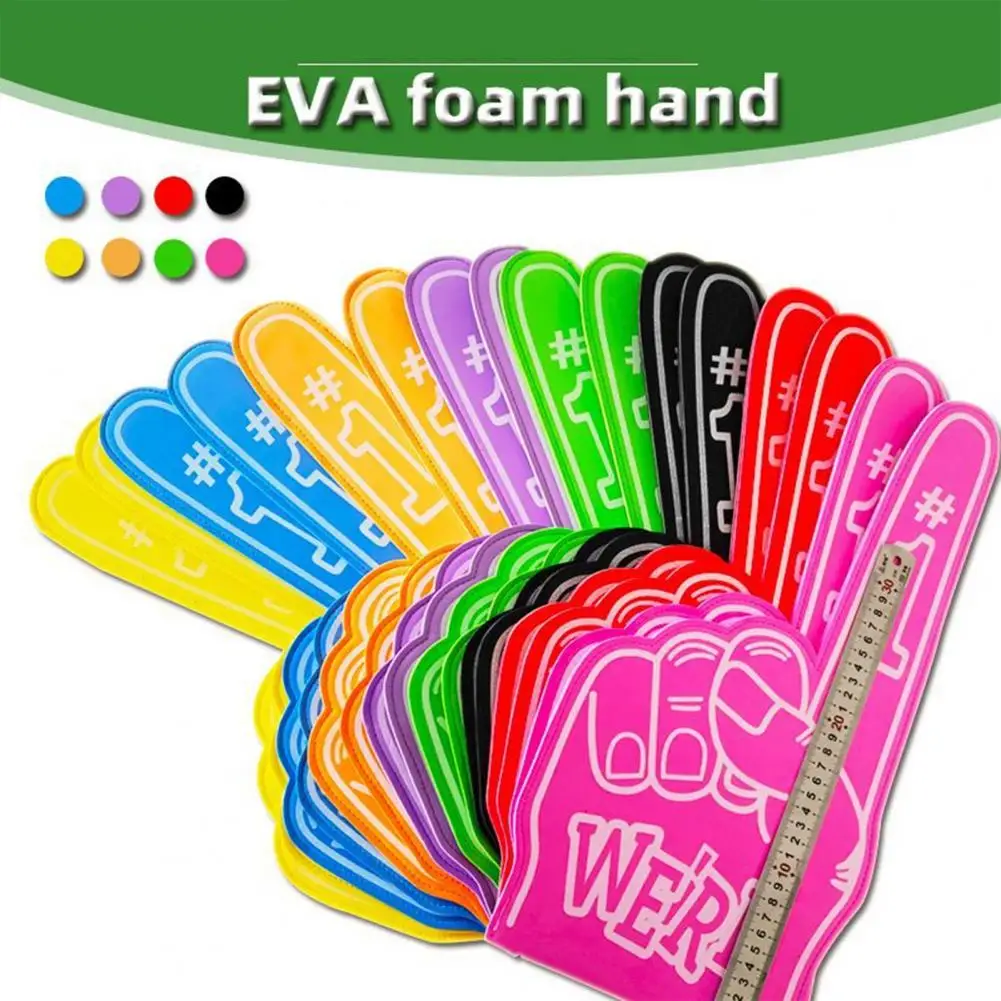Cheerleading Foam Finger We're Number 1 Hand Sports Events Celebration Cheerleading Victory Foam Hand Sports Fan Cheering Prop