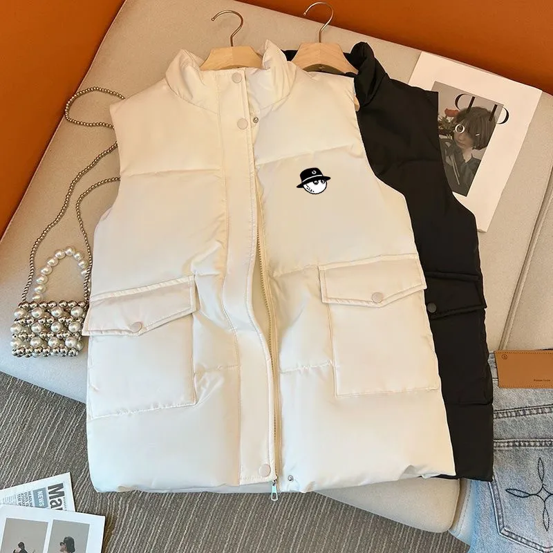 

명품골프웨어여성 Winter Women's Golf Wear 2023 Golf Vest Women's Golf Clothing High Quality UltraShort Padded New Jacket 한국인 리뷰 많은 옷