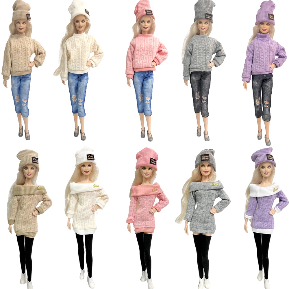 1 Pcs Fashion Doll Dress Outfit Casual Wear Girl Clothing Skirt for Barbie Clothes Dolls Accessories Dollhouse Baby Toys JJ doll clothes barbie doll clothes